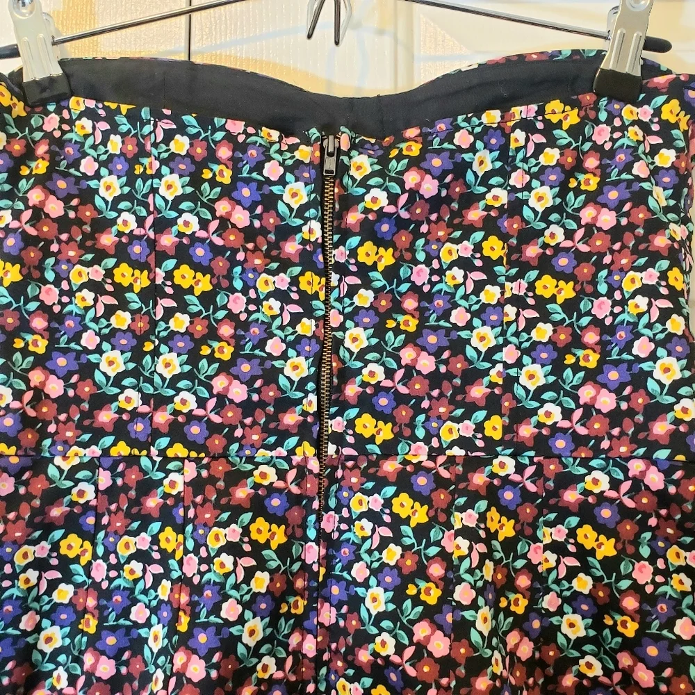 Aritza Talula Floral Strapless Bustier Mini Dress Sz: 4 - Picture 8 of 12